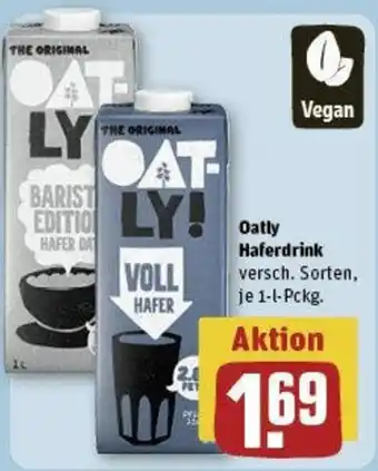 REWE Oatly Haferdrink 1-l-Pckg. Angebot