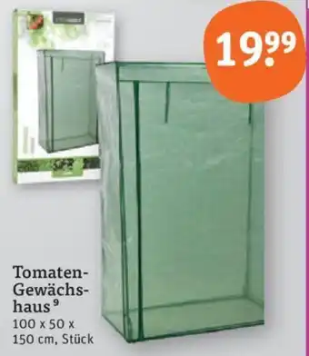 tegut Tomaten- Gewächs- haus 100 x 50 x 150 cm, Stück Angebot