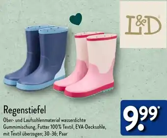 Aldi Nord Regenstiefel LI&D Angebot