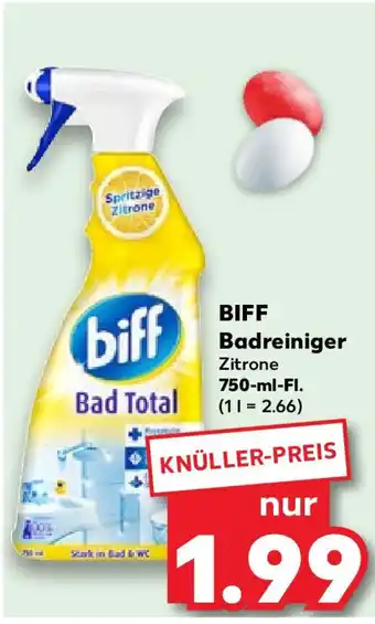 Kaufland BIFF Badreiniger Zitrone 750-ml-Fl. Angebot