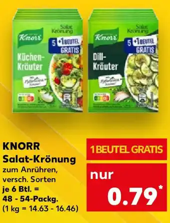 Kaufland KNORR Salat-Krönung 48-54-Packg. Angebot