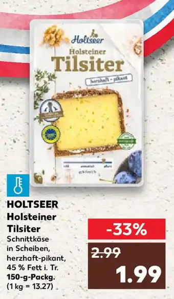 Kaufland Holsteiner Tilsiter150-g-Packg. Angebot