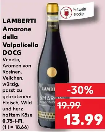 Kaufland LAMBERTI Amarone della Valpolicella DOCG 0,75 l Fl. Angebot