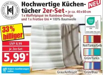 Norma Hochwertige Küchentücher 2er-Set Angebot