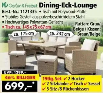 Norma Garten & Freizeit Dining-Eck-Lounge Angebot