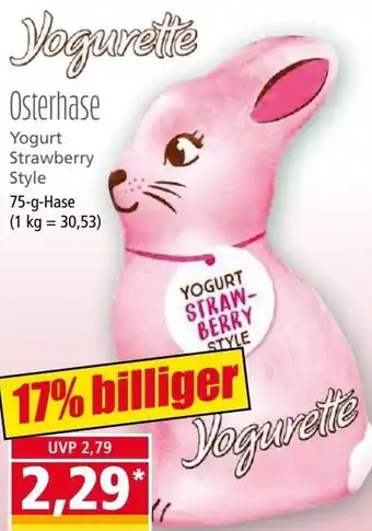 Norma Yogurette Osterhase 75 g Angebot