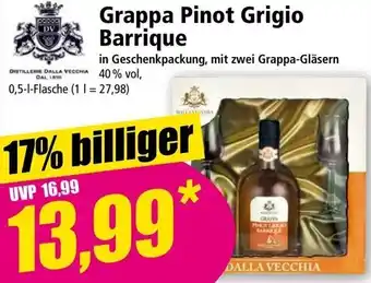 Norma Grappa Pinot Grigio Barrique 0,5 L Flasche Angebot