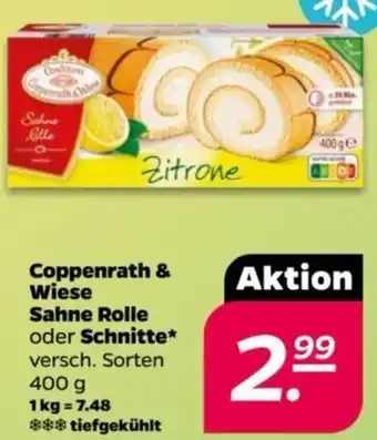 NETTO Coppenrath & Wiese Sahne Rolle oder Schnitte 400 g Angebot