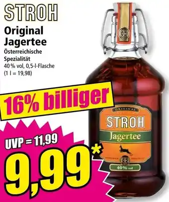 Norma STROH Original Jagertee 0,5 L Flasche Angebot