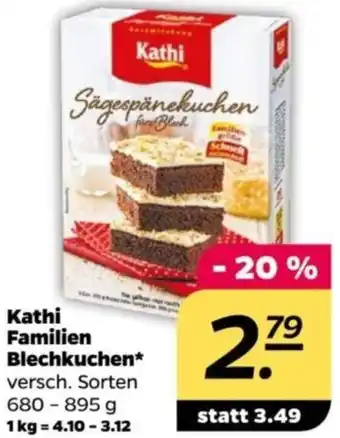 NETTO Kathi Familien Blechkuchen 680-895 g Angebot