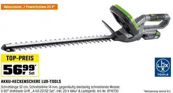 OBI LUX-TOOLS AKKU-HECKENSCHERE Angebot