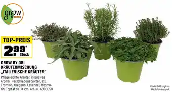 OBI GROW BY OBI KRÄUTERMISCHUNG ,,ITALIENISCHE KRÄUTER" Angebot