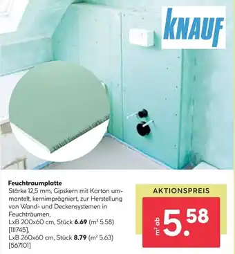 BayWa KNAUF Feuchtraumplatte Angebot