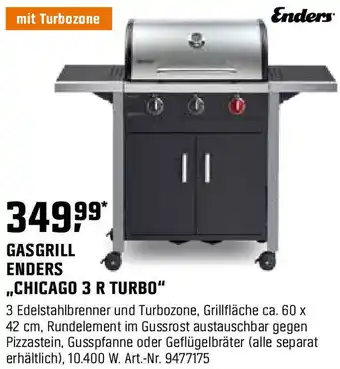 OBI ENDERS GASGRILL ,,CHICAGO 3 R TURBO" Angebot