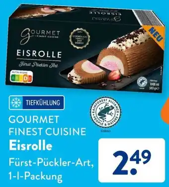 Aldi Süd GOURMET FINEST CUISINE Eisrolle 1 L Packung Angebot