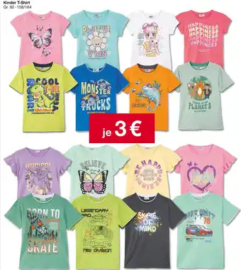 Woolworth Kinder T-Shirt Gr. 92-158/164 Angebot