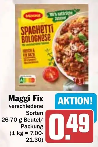 Hit Maggi Fix 26-70 g Beutel/Packung Angebot