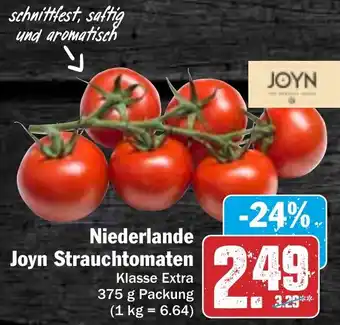 Hit Niederlande Joyn Strauchtomaten 375 g Packung Angebot