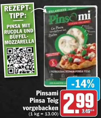 Hit Pinsami Pinsa Teig vorgebacken Angebot