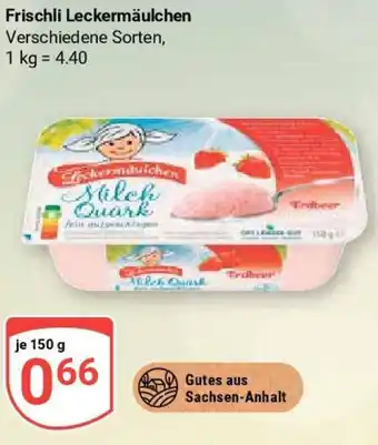 Globus Frischli Leckermäulchen 150 g Angebot