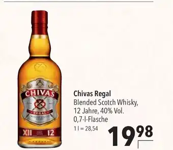 CITTI Markt Chivas Regal Blended Scotch Whisky, 12 Jahre, 40% Vol. 0,7-1-Flasche Angebot