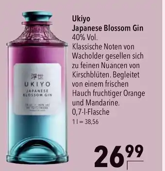 CITTI Markt Ukiyo Japanese Blossom Gin 40% Vol. 0,7-1-Flasche Angebot