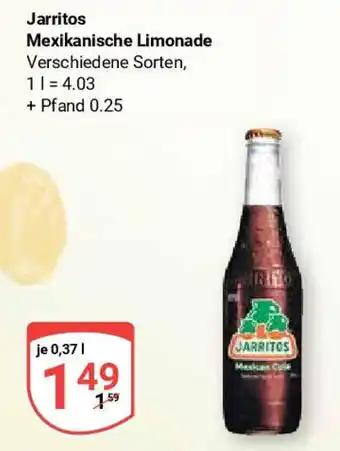 Globus Jarritos Mexikanische Limonade 0,37 l Angebot