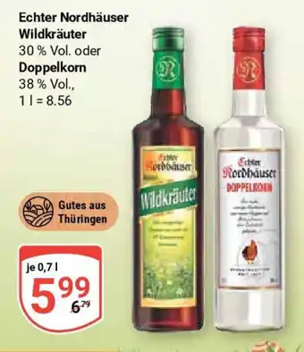 Globus Echter Nordhäuser Wildkräuter 0,7 l Angebot