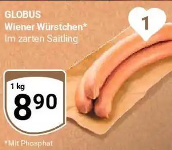 Globus GLOBUS Wiener Würstchen 1 kg Angebot