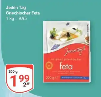 Globus Jeden Tag Griechischer Feta 200 g Angebot