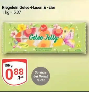 Globus Riegelein Gelee-Hasen & -Eier 150 g Angebot