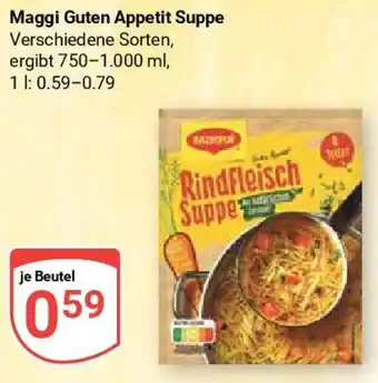 Globus Maggi Guten Appetit Suppe Angebot