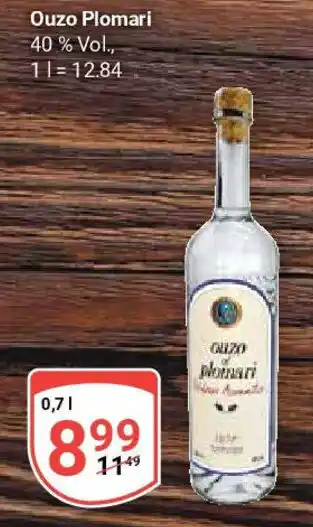 Globus Ouzo Plomari 0,7 l Angebot