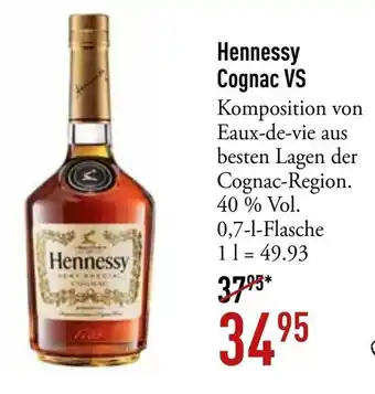 Galeria Markthalle Hennessy Cognac VS 700ml Angebot