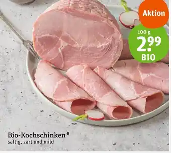 tegut Bio-Kochschinken 100 g Angebot