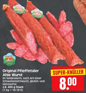 Edeka Herkules Original Pfieffetaler Ahle Wurst z.B. 400 g Stück Angebot