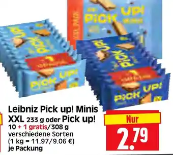 Edeka Herkules Leibniz Pick up! Minis XXL 233 g oder Pick up! Angebot