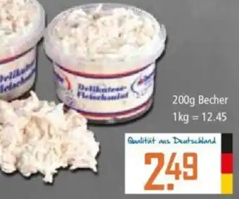 Klaas und Kock Delikatess Fleischsalat 200g Becher Angebot