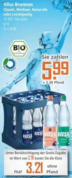 Klaas und Kock Vilsa Brunnen 12x1 L Angebot