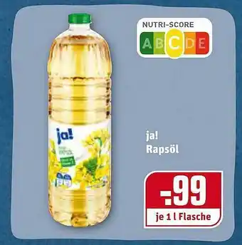 REWE Kaufpark Ja! Rapsöl Angebot