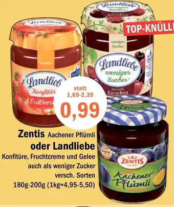 Aktiv Irma Zentis Aachener Pflümli oder Landliebe 180-200 g Angebot