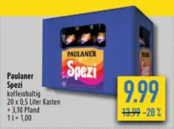 diska Paulaner Spezi 20 x 0,5 L Angebot