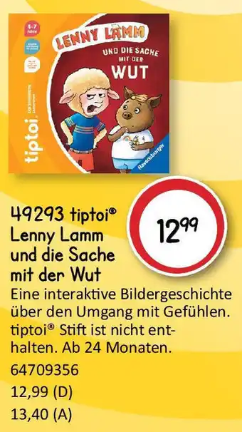 Vedes 49293 tiptoi Lenny Lamm und die Sache mit der Wut Angebot