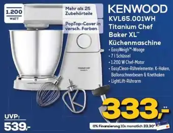 Euronics KENWOOD KVL65.001WH Titanium Chef Baker XL Küchenmaschine Angebot