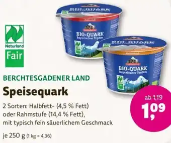 Denns BioMarkt BERCHTESGADENER LAND Speisequark 250 g Angebot