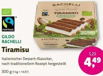 Denns BioMarkt GILDO RACHELLI Tiramisu 300 g Angebot