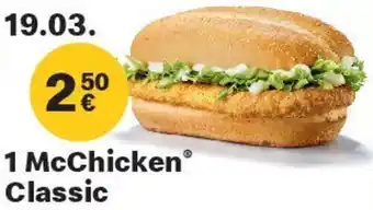 McDonald’s 1 McChicken Classic Angebot