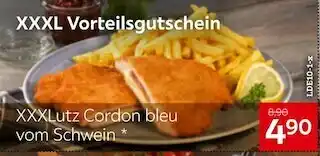 XXXLutz Xxxl restaurant xxxl vorteilsgutschein cordon bleu vom schwein Angebot