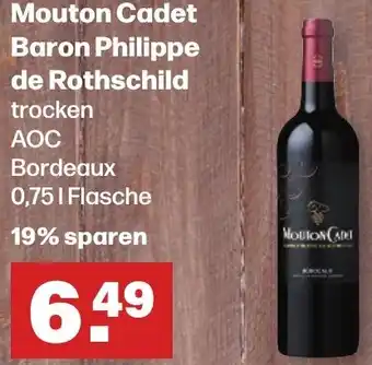 Handelshof Mouton Cadet Baron Philippe de Rothschild 0,75 L Flasche Angebot