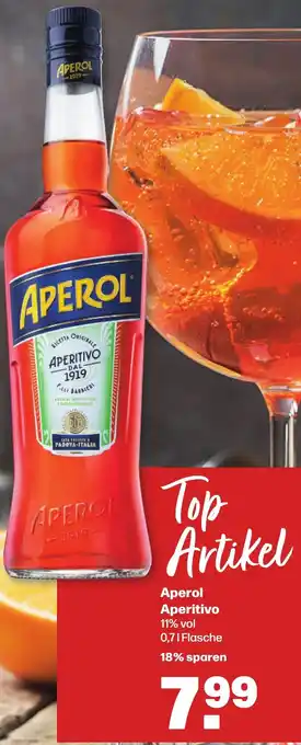 Handelshof Aperol Aperitivo 0,7 L Flasche Angebot